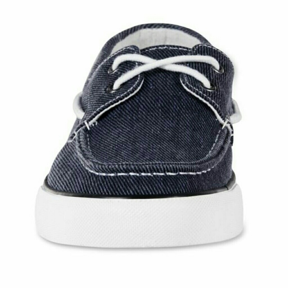 NWT. Thom McAn Men's Canvas Boat Shoes